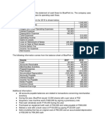 Accounting Exercises On Cash Flows