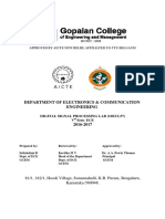 DSP Vtu Lab Manual