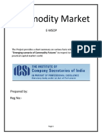 Commodity Market: E-Msop