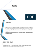 Long Term Loans: Ben Mathews T4 Mba