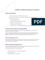 Moodle Installation Instructions PDF