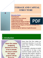 MBA 711 Chapter 06 Leverage and Capital Sturcture