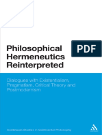 Paul Fairfield Philosophical Hermeneutics Reinterpreted Dialogues With Existentialism, Pragmatism, Critical Theory and Postmodernism - 000 PDF