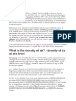 Air Density Calculator