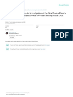 Local Food in Tourism: An Investigation of The New Zealand South Island's Bed and Breakfast Sector's Use and Perception of Local Food