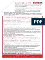 Transfusion Basics:: Prescribing Blood 2008