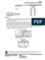 D D D D D D D: MC3487 Quadruple Differential Line Driver