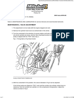 Isuzu Engine - 4he1-Tc (Valve Adjustment) PDF