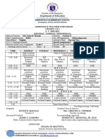 Class Program 2020 Grade 1 - 2 - COMBINATION