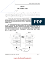 Unit IV Transport LAYER