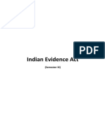 Indian Evidence Act Notes - Till Sec 55