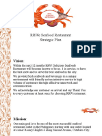 RRW Delicious Seafoods Strategic Plan 2019-2022 Rrwe Seafood Restaurant Strategic Plan