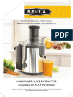 Recetario Power Juicer