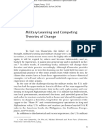 Military Learning and Competing Theories of Change