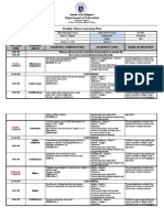 Weekly Home Learning Plan Grade 3