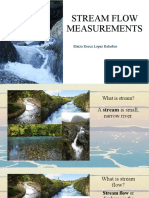 Stream Flow Measurements: Elaiza Recca Lopez Balasbas