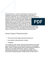 Various Types of Pneumoconiosis