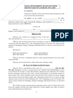 EJS OF ESTATE WITH SIMULTANEOUS SALE OF A PARCEL OF LAND (Quela)