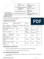 CV Dang Hoang Du - 2021