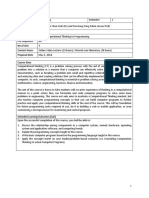 EE1005 From Computational Thinking To Programming - OBTL