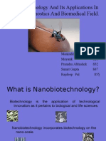 Nanobiotechnology and Its Applications in Medical Diagnostics and Biomedical Field 1