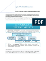 1.concepts of Portfolio Management