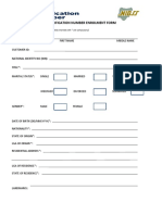 Bank Verification Number Enrolment Form: Please Provide The Necessary Information (Fields Marked With Are Compulsory)