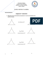 Wilmar Villanoche Assignment 3 Abstract Algebra