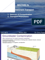 Contaminant Transport