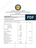 Daa 101 Introduction To Accounting Ii - Rispah