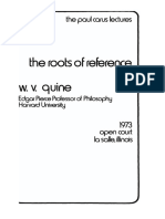 Quine, Willard v. O. - The Roots of Reference