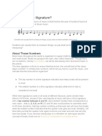 What Is A Time Signature?: About Those Numbers