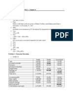 Advanced Accounting 2 - Chapter 4 James B. Cantorne Problem 1. T/F