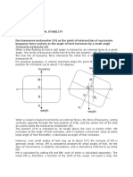 HandoutTransverse Statical Stability