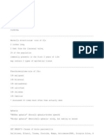 Medical Mnemonics