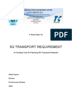 Study Paper On 5G Transport Requirement