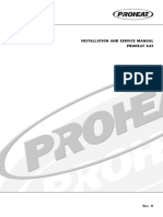 Installation and Service Manual Proheat X45: Rev. H