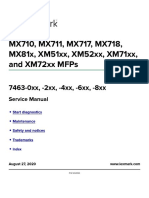 Lexmark Mx71x Mx81x Xm51xx Xm71xx Xm72xx MFP 7463