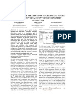 Novel Control Strategy For Single-Phase Single-Stage Photovoltaic Converter Using MPPT Algorithm