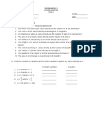 Mathematics 9 SECOND QUARTER LAS