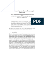 Applications of Synchrophasors Technology in Smart Grid