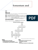 Momentum and Impulse: Pretest