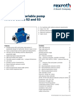 Axial Piston Variable Pump A10VO Series 52 and 53: RE 92703/2020-12-07 Replaces: 12.2015