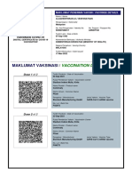 Maklumat Vaksinasi: Vaccination Details