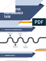 Facilitating Integrative Performance Task - Longos National High School