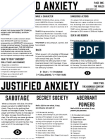 Justified Anxiety (Computer Layout)