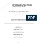 Social Media Overload: A Correlational Study Between Social Media Use (Facebook) and Social Behavior of The Senior High School Students of Dvoref-Shs