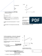 Using A Graph To Get The General Equation For Displacement