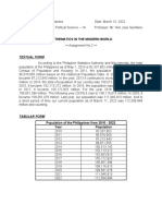 Mathematics in The Modern World: Textual Form