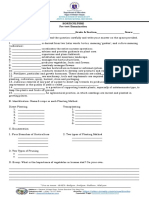 Horti. Pre-Test Examination